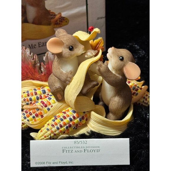 Fitz & Floyd Charming Tails Its Nice To Have You With Me Year After Year - Picture 2 of 9